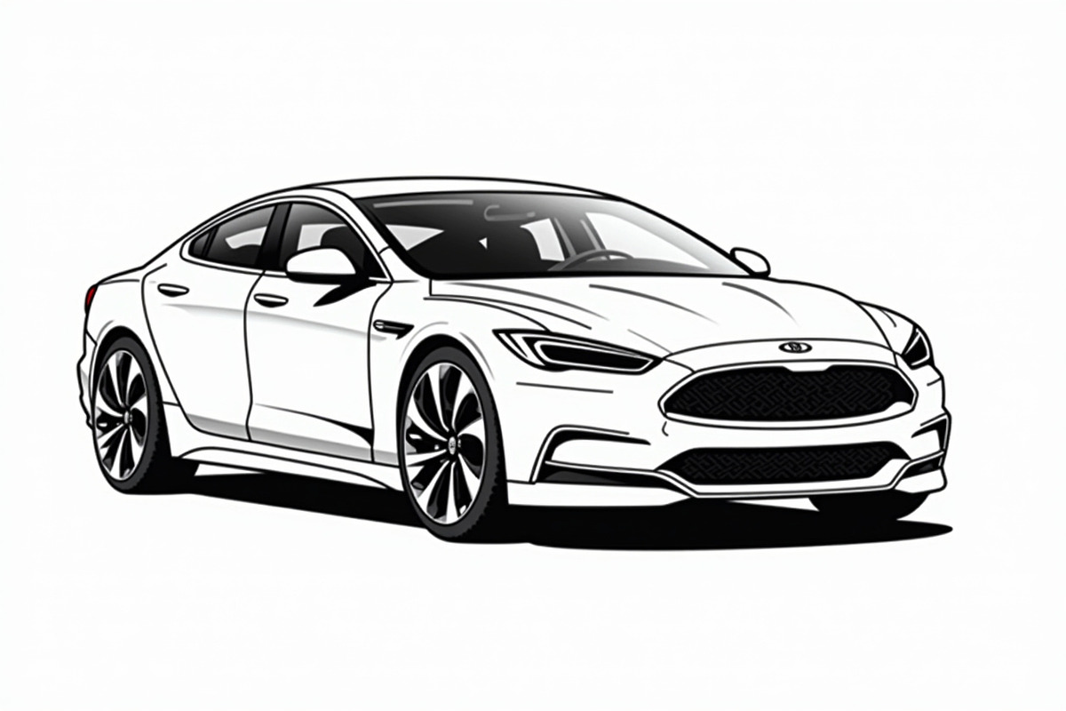 Luxury Sports Sedan Vector Clipart S, an Illustration by Designs_River (Photo 6 of 7)