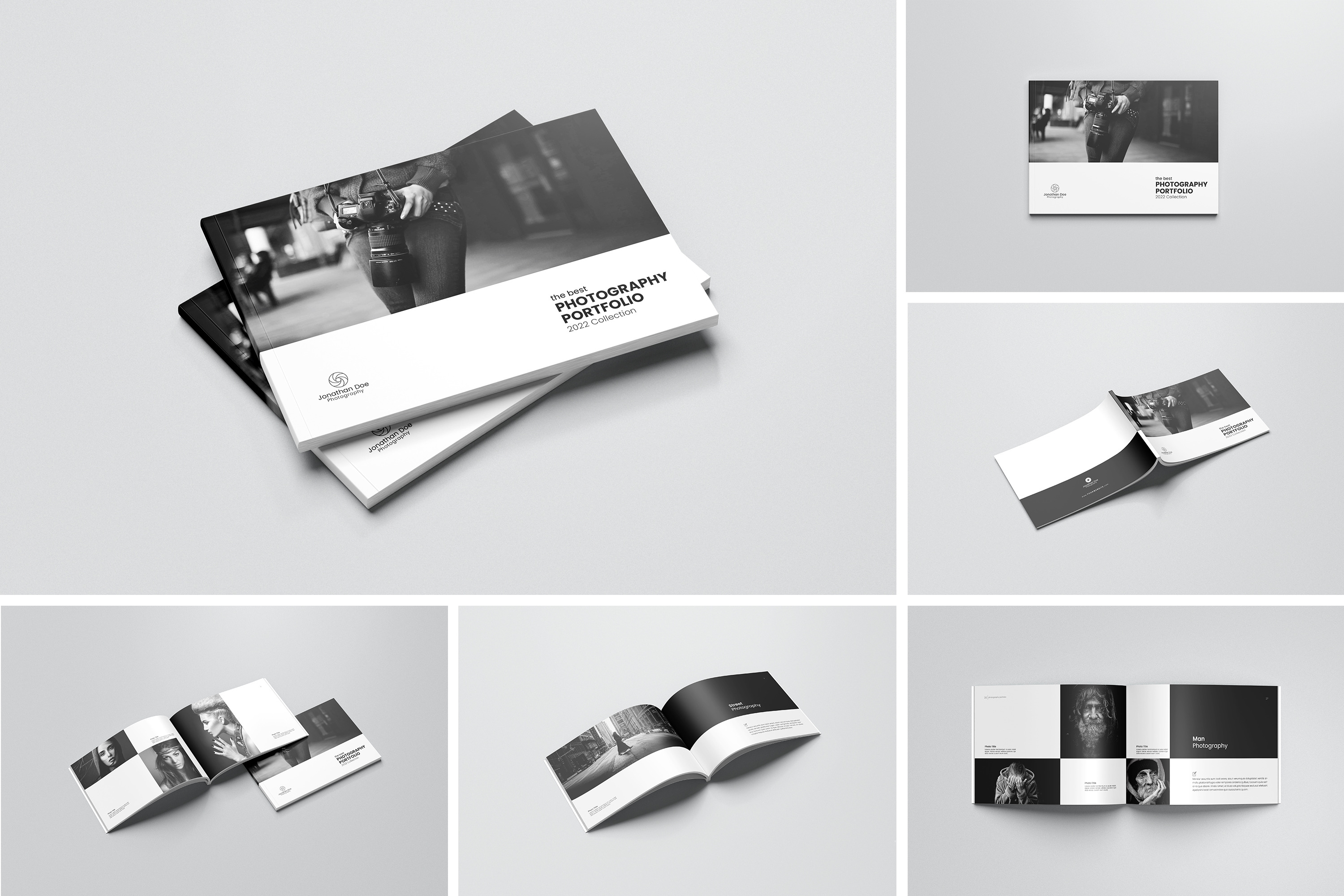 Landscape Brochure / Catalog Mockup, a Print Template by simuradi