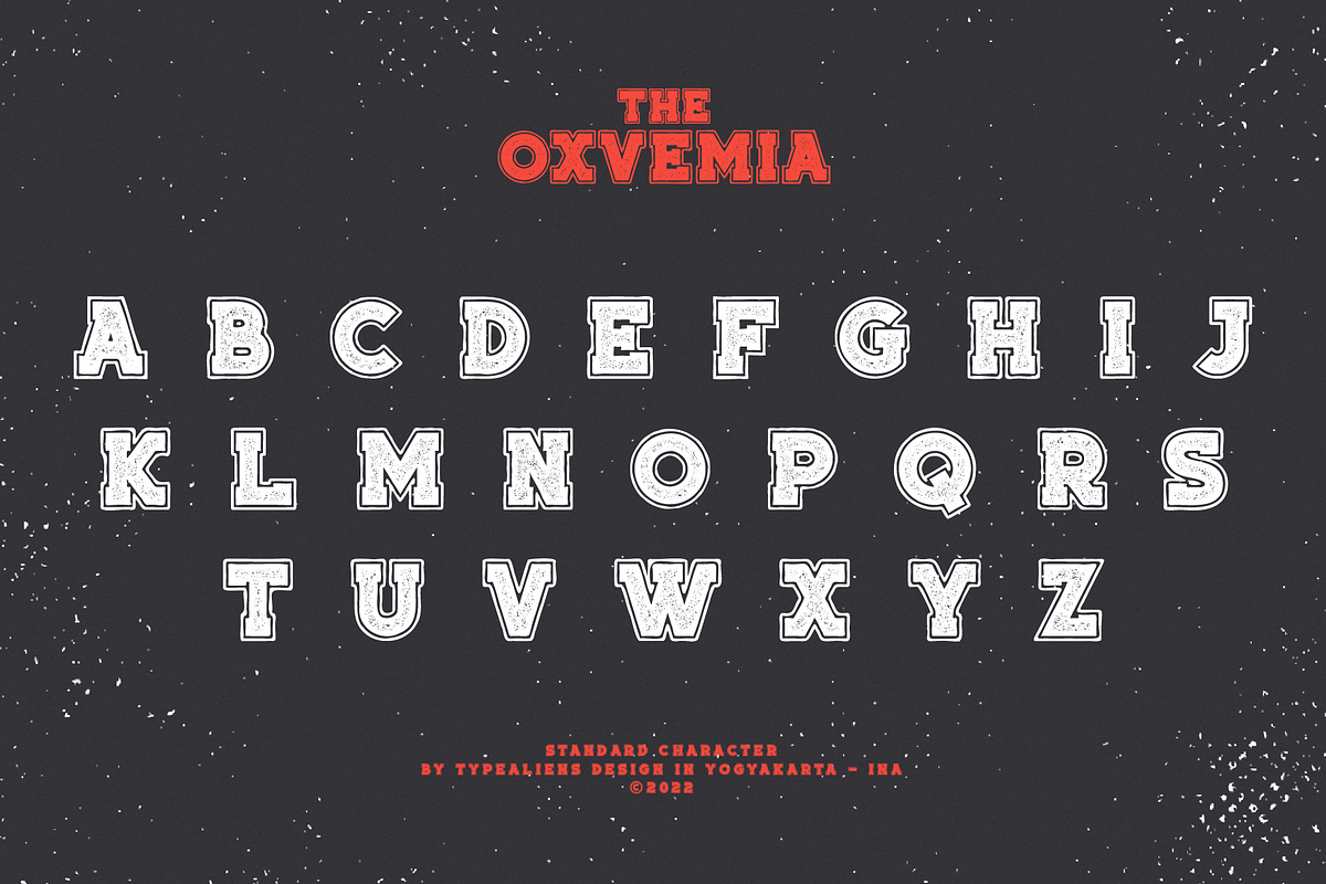 Oxvemia, a Font by ilhamtaro (Photo 7 of 10)