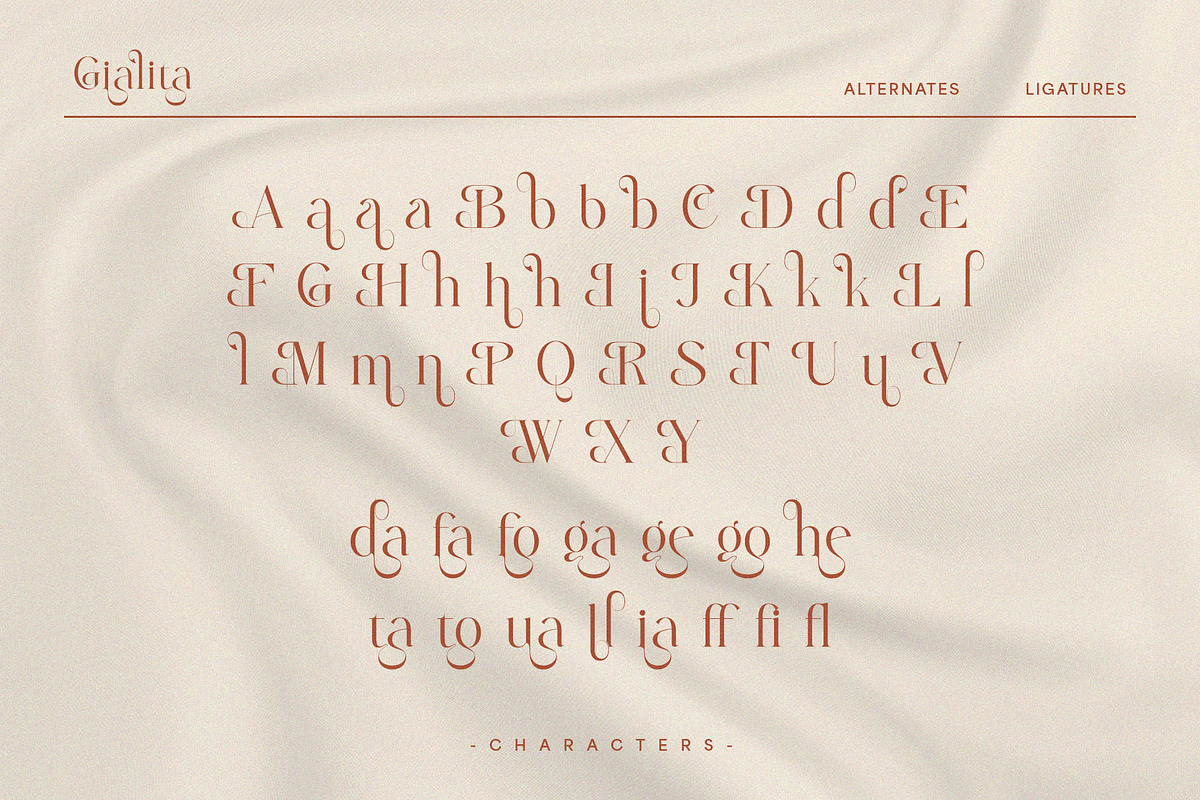 Gialita – Stylish Modern Serif Font, a Serif Font by BrandSemut (Photo 10 of 10)