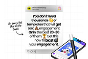 Growth Canva Templates for IG, a Social Media Template by Virall (Thumbnail 5 of 10)