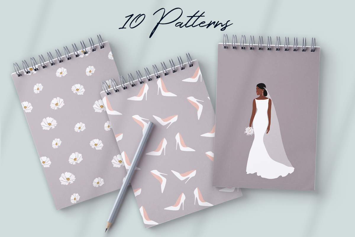 Wedding Collection Illustration Set, a Person Illustration by Irena Art (Photo 8 of 14)