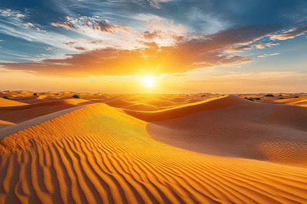 Breathtaking desert landscape featur, a Photo by Iftikhar Alam