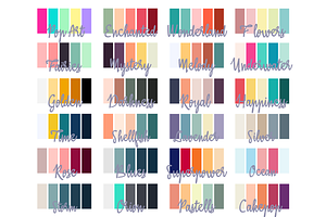 111 Color Palettes For Procreate