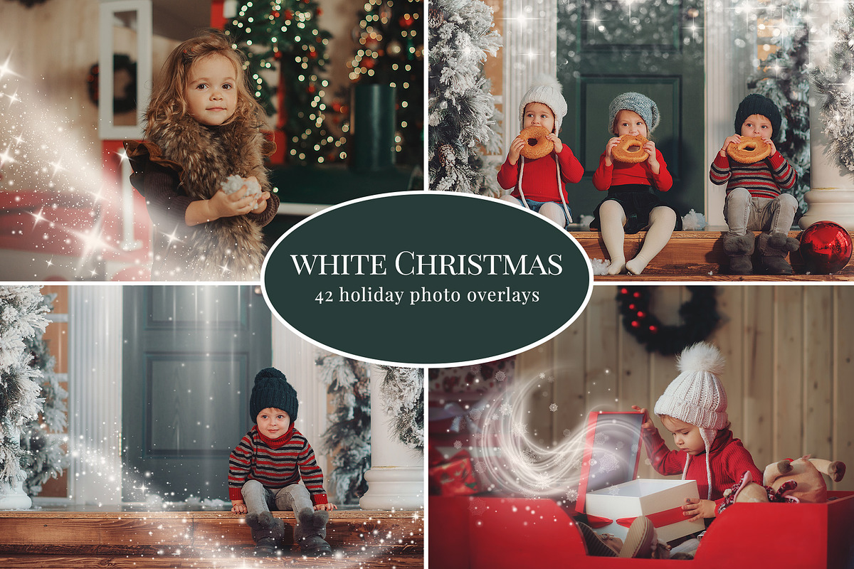 WHITE CHRISTMAS PHOTO OVERLAYS, an Action Add-On by BrownLeopard (Photo 1 of 6)