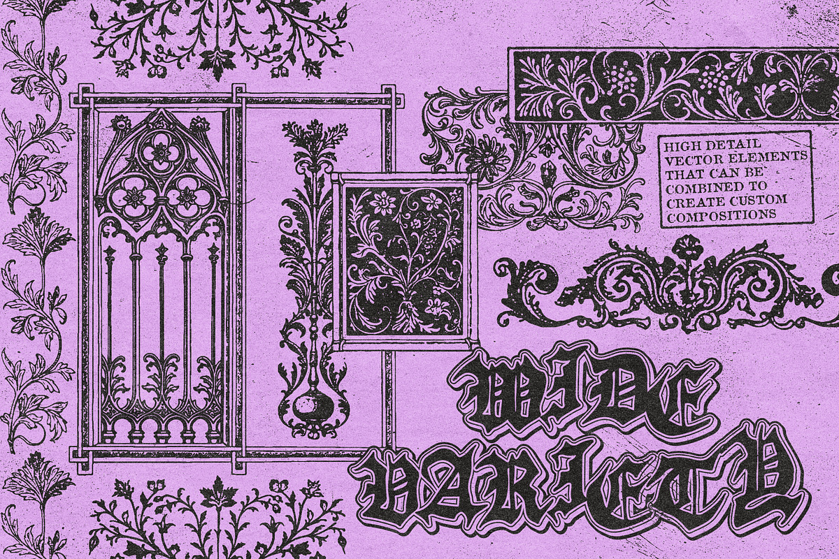 Ornamental Vectors, an Object Graphic by MiksKS (Photo 4 of 10)