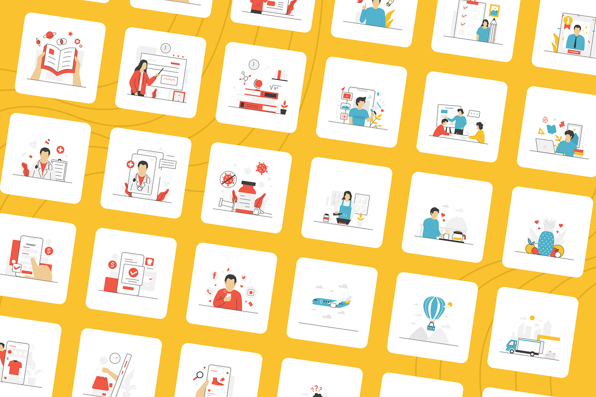 Popio Illustration Bundle, a Person Illustration by Kawalan Studio (Photo 8 of 8)