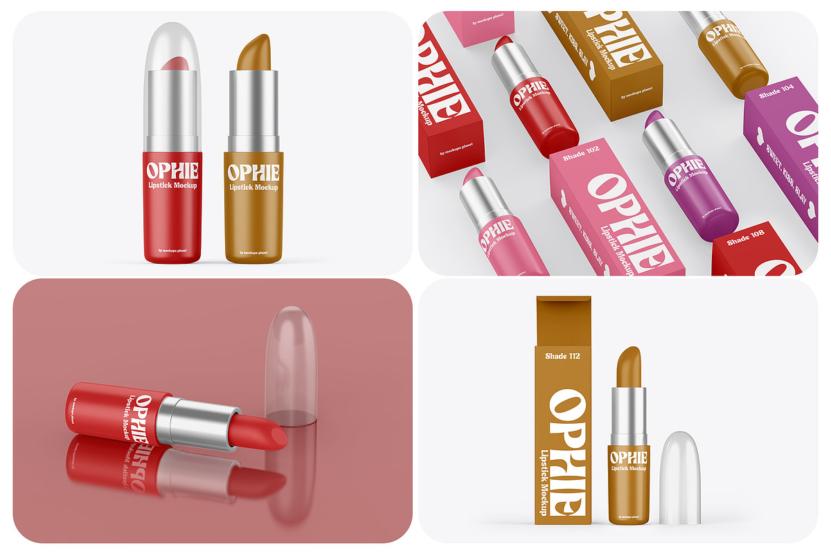 Lipstick Mockups, a Mockup by Mockups Planet (Photo 1 of 5)