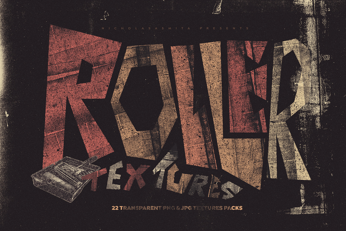 Roller Textures, a Pattern Graphic by nicholasasmita (Photo 1 of 9)