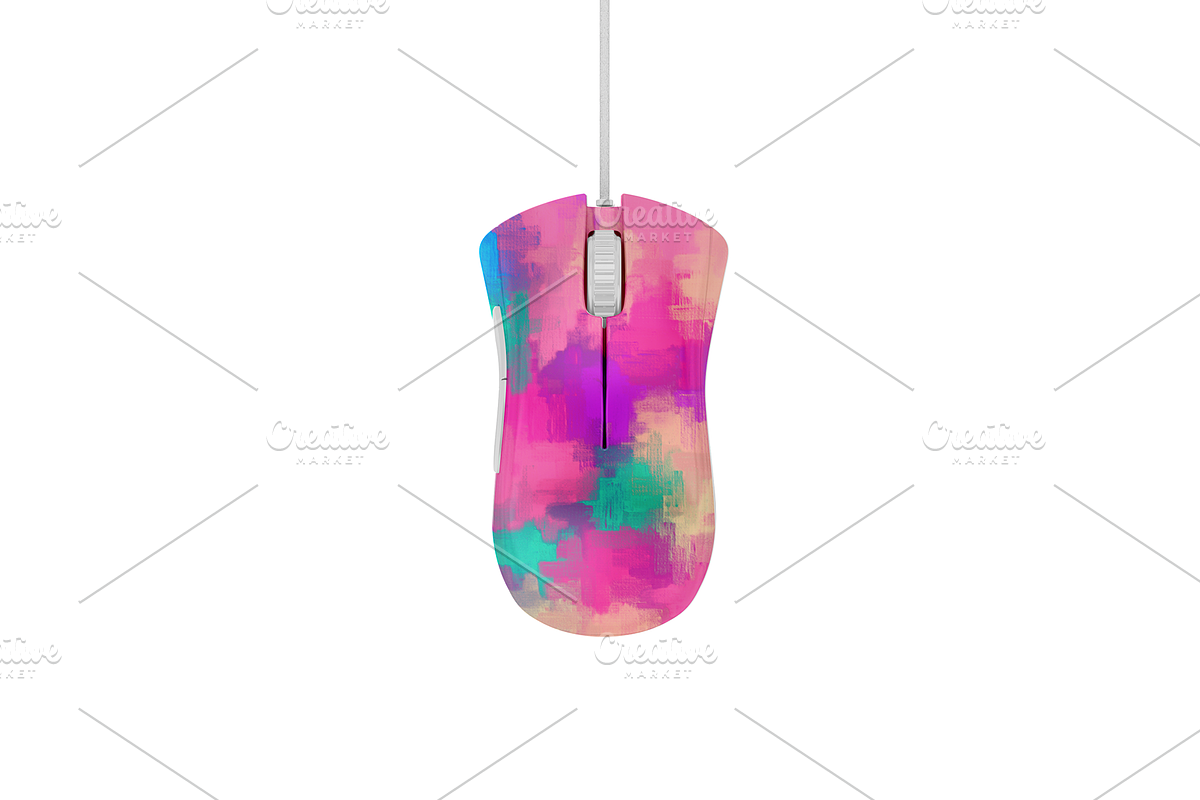 Wired Mouse Mockup, a Merchandise Mockup by Transly Graphics (Photo 2 of 3)
