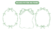 Sage Green Quinceanera Clipart, an Illustration by TatiMockup (Thumbnail 5 of 6)
