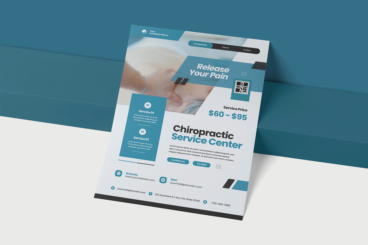 Chiropractic - Flyer, a Print Template by VUNIRA (Photo 2 of 2)