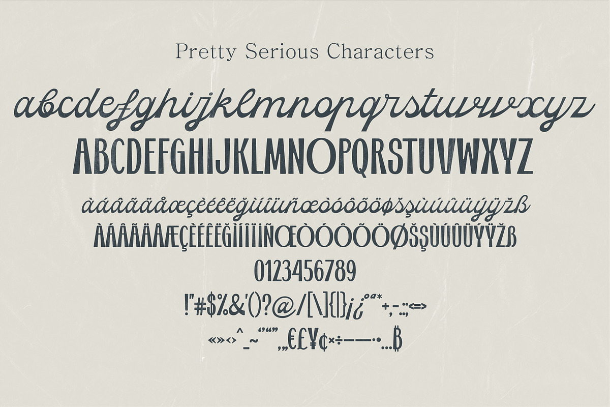 Pretty Serious Experimental Duo Sans, a Script Font by Struvictory.art (Photo 5 of 9)