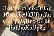 Blackwork Font, a Blackletter Font by Nomad Visuals (Thumbnail 8 of 11)