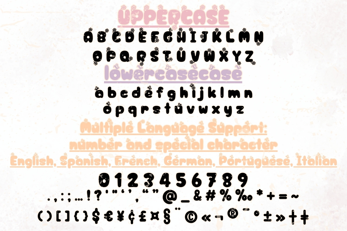 Retro Little Wings - Handwritten, a Handwritten Font by Charmingbear59.design (Photo 5 of 5)
