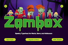 Zombox – Spooky Typeface