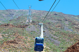 Teide cable car in Tenerife, Canary Islands, Spain, a Transportation Photo by etorres69