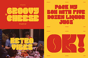 SALE! GROOVY RETRO - Font Bundle, a Sans Serif Font by GroovyFontCo (Thumbnail 13 of 16)
