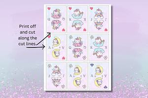 Printable Deck Of Cards PNG File