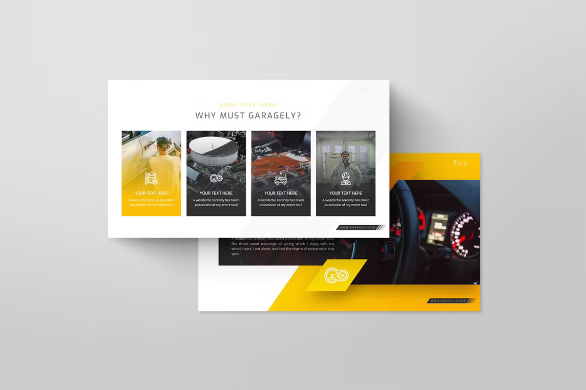 Automative Cars Powerpoint Template, a Presentation Template by GearShift (Photo 5 of 7)