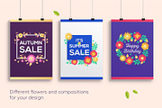 Paper Cut Flowers Card Kit, a Templates & Theme by Boyko Pictures (Thumbnail 5 of 17)