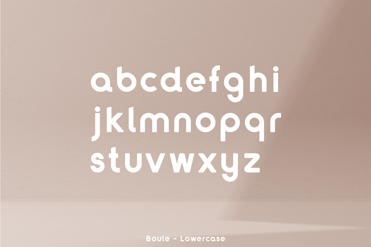 Boule - A futuristic Sans Serif Font, a Sans Serif Font by Alice Engren (Photo 10 of 12)