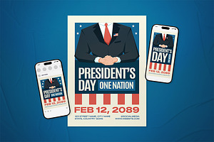 President Day Flyer Set, a Flyer Template by The Good Store