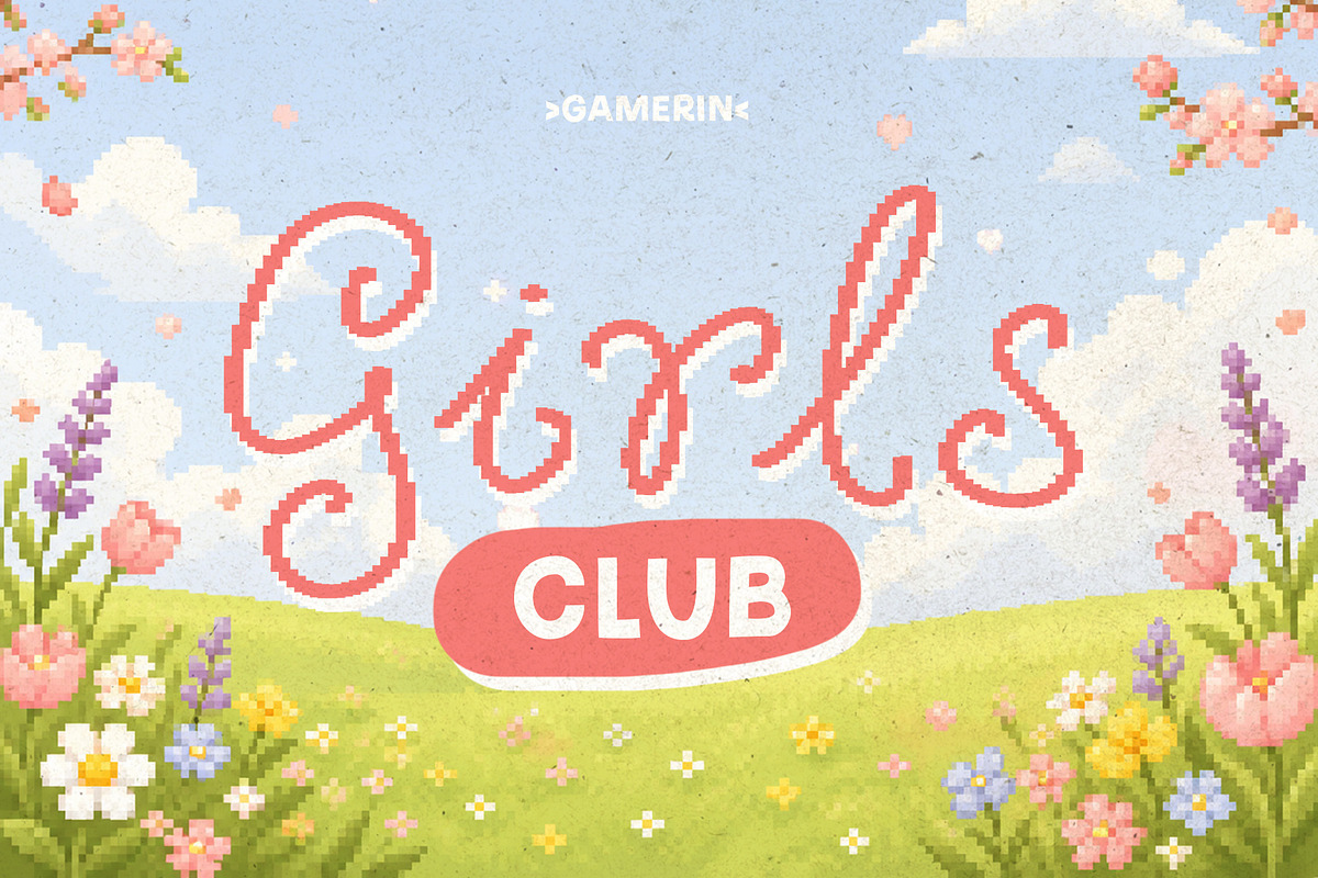 Curly Blush Cute Curly Script, a Handwritten Font by Littlehand (Photo 6 of 9)