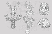 Geometric Animals Collection, an Animal Illustration by Alpha Mike Foxtrot (Thumbnail 5 of 10)