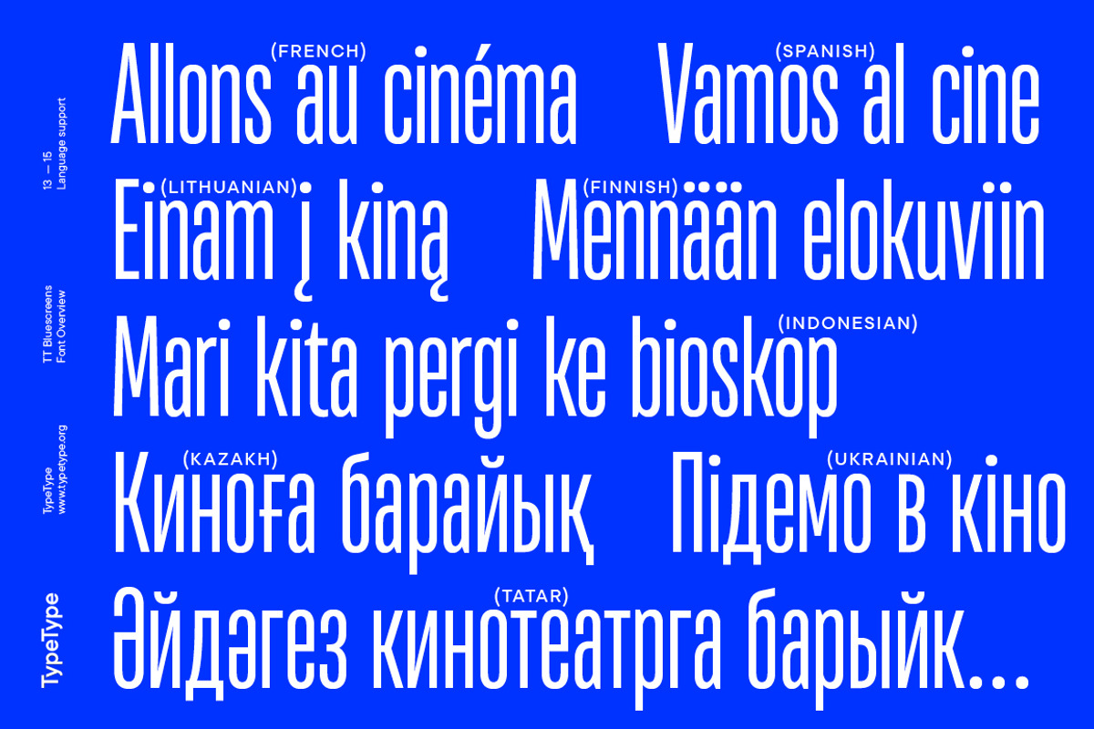 TT Bluescreens, a Sans Serif Font by TypeType (Photo 13 of 15)