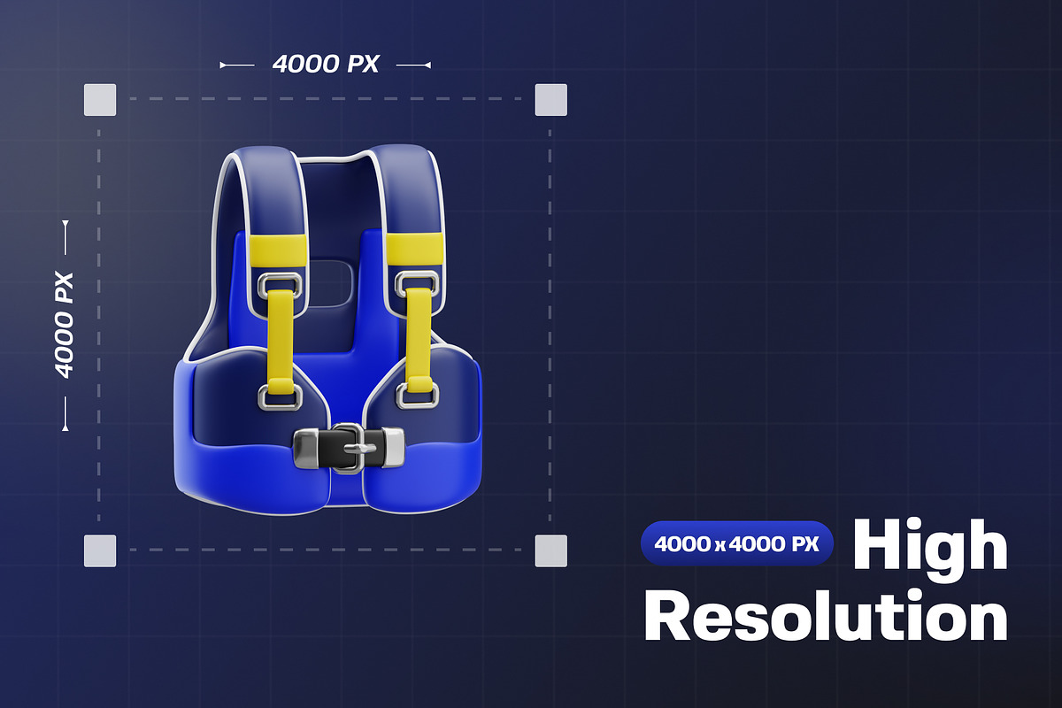 Scuba Dive Tools 3D Icon Pack, an Object 3D Model by Haps Space (Photo 2 of 4)