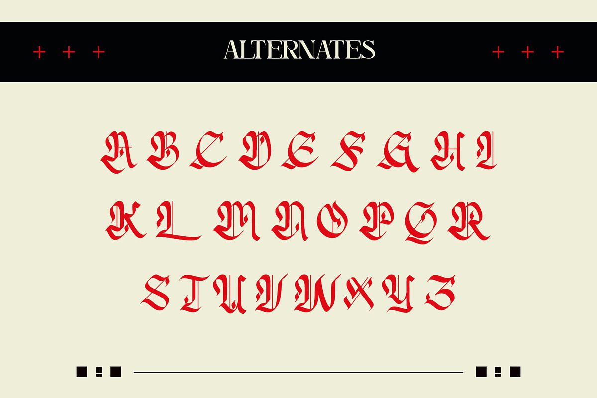Moferto - Ghotic Serif Font, a Serif Font by Favo Write (Photo 10 of 11)