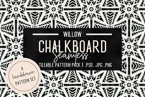 Willow| Nine Seamless Chalk Patterns