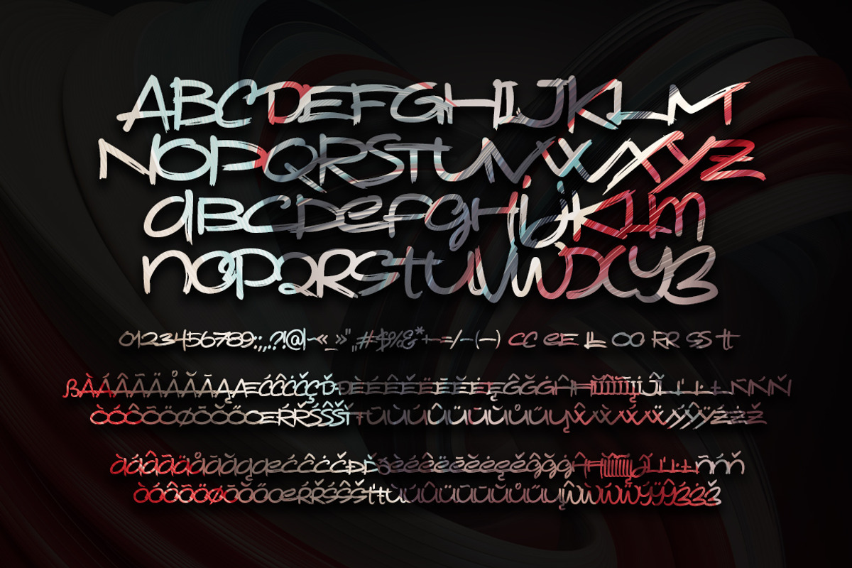 Agress Font + Bonus preview 5