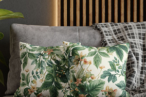 Green Botanical Seamless Pattern, a Pattern Graphic by elfy creative