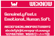 Thinker Mind font, a Font by weknow (Thumbnail 5 of 8)