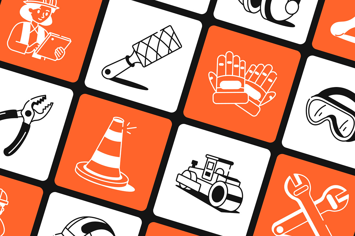 Animated Construction Drawings, a Person Illustration by Vectors Market (Photo 4 of 5)