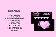 HEART Loyalty Card Beauty Business, a Business Card Template by PLANETSEL (Thumbnail 3 of 3)