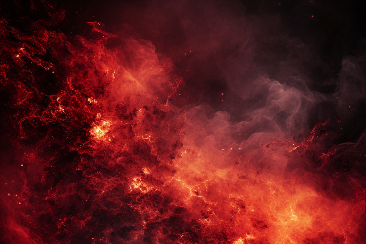 Dark Fiery Background, a Background Graphic by Printable Treasure (Photo 2 of 4)
