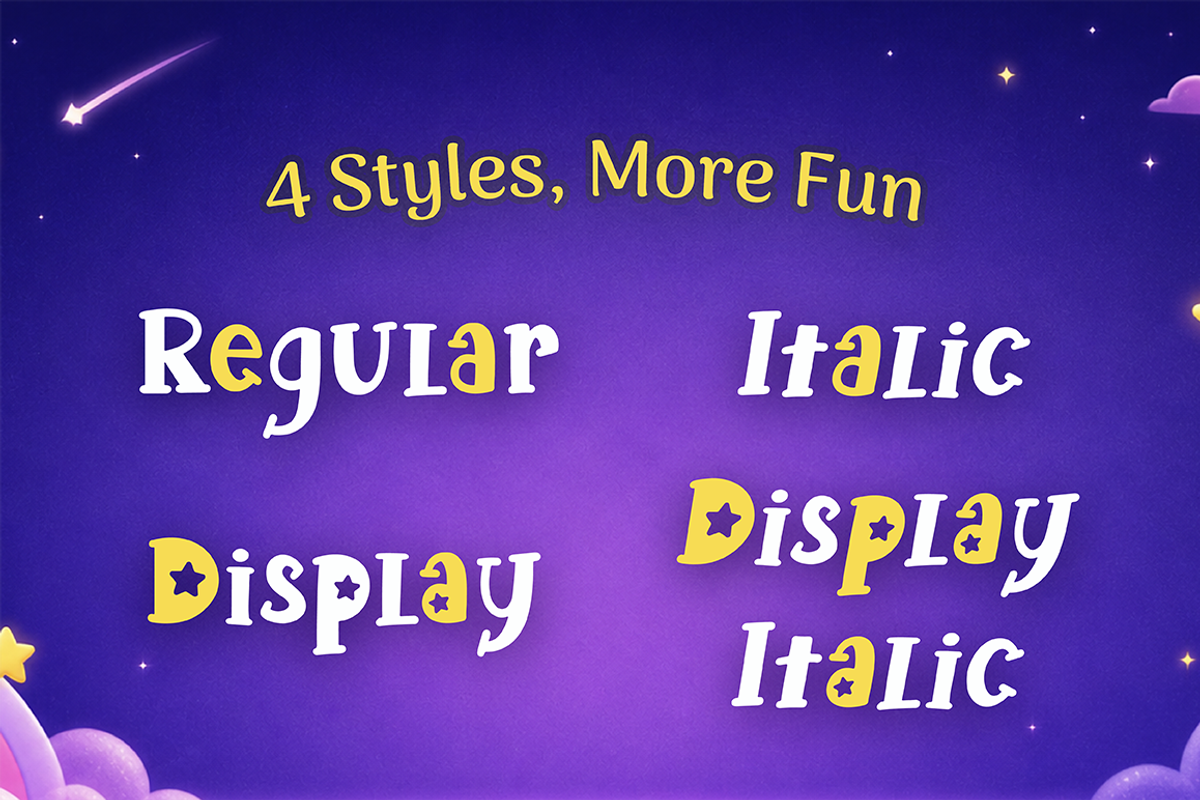 Violet Star - Playful Font, a Handwritten Font by Attype (Photo 6 of 7)