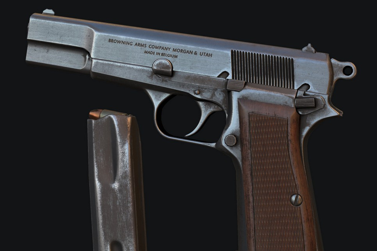 Browning HP, an Object 3D Model by Game-Ready Studio (Photo 2 of 5)