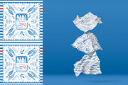 Mediterranean food Sardine patterns, a Pattern Graphic by Tani Kuzminka (Thumbnail 21 of 25)