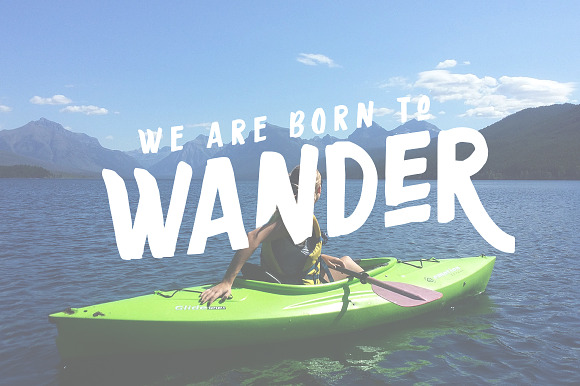 Oldventure - Handbrushes Typeface preview 8