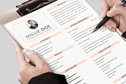 Resume Template and Cover Letter, a Resume Template by designvillage (Thumbnail 12 of 13)
