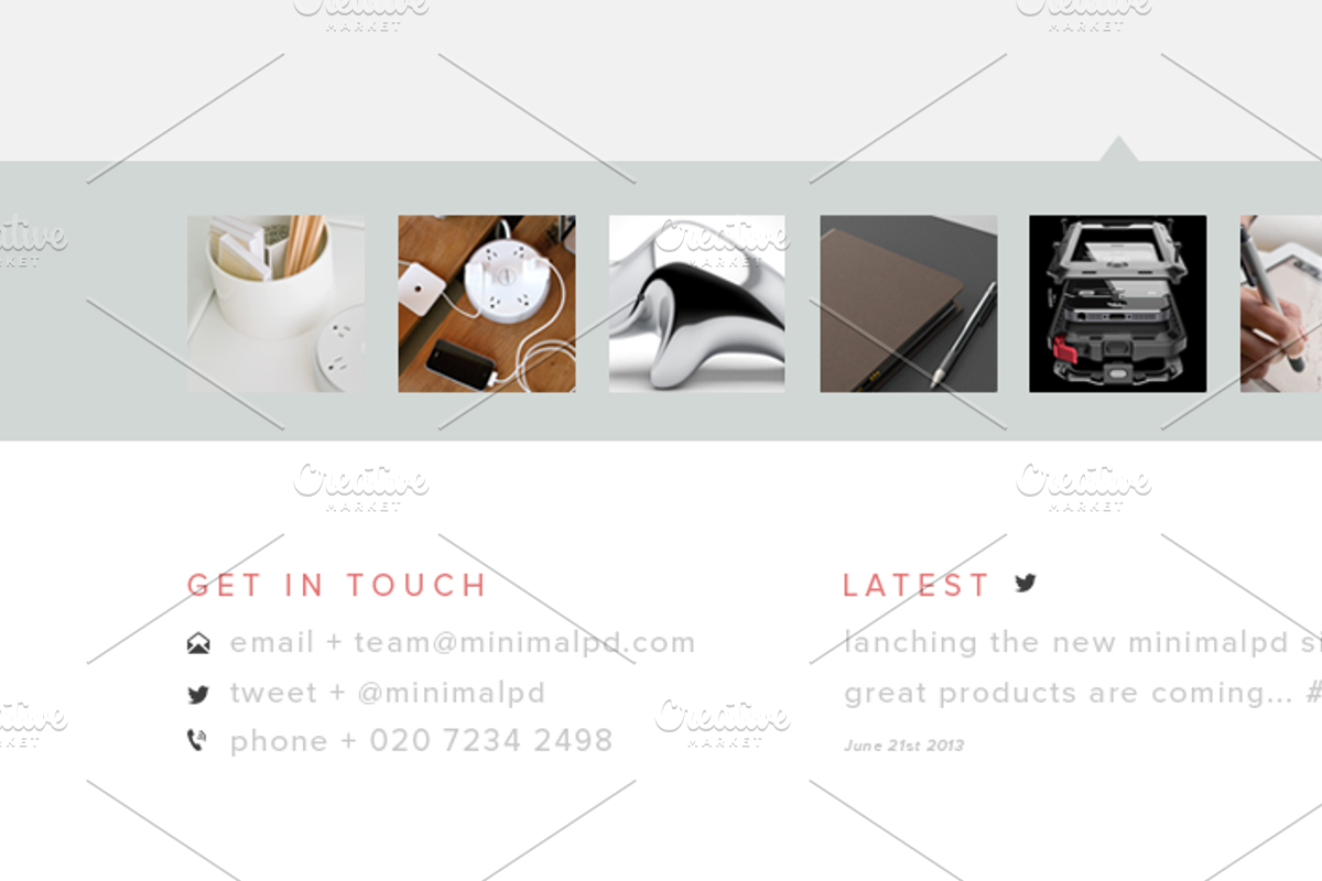 Spaced - PSD Website Template, a Websites & App Template by Goodies! (Photo 4 of 4)