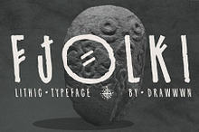 Fjolki | Lithic Typeface