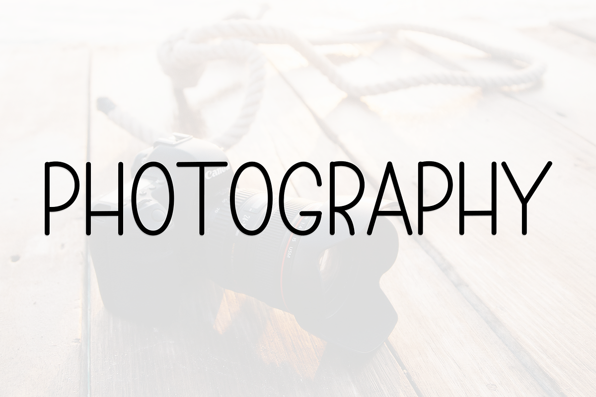Photographer, a Sans Serif Font by FreshTypeINK (Photo 2 of 8)