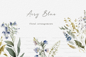 Airy Blue Floral