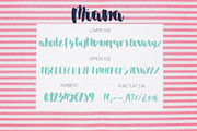 Miana Font, a Script Font by SophieSaxo (Thumbnail 7 of 7)