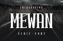 Mewan - Serif Vintage Font